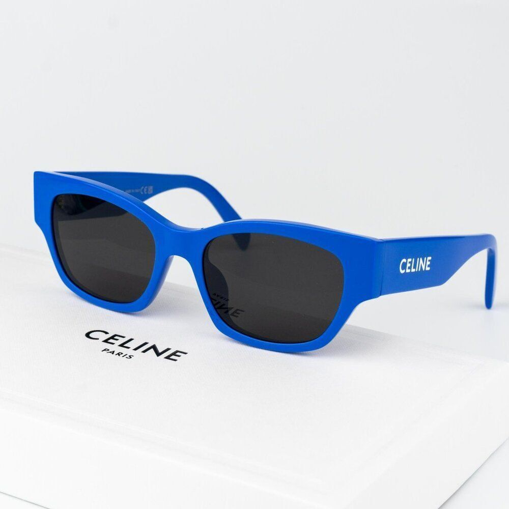 Celine MONOCHROMS Women Sunglasses Blue Grey Cat Eye CL40197U 92A BRAND NEW